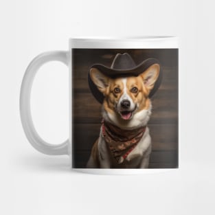 Cowboy Dog - Pembroke Welsh Corgi Mug